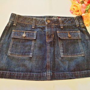 1969 Gap Jean Mini Skirt